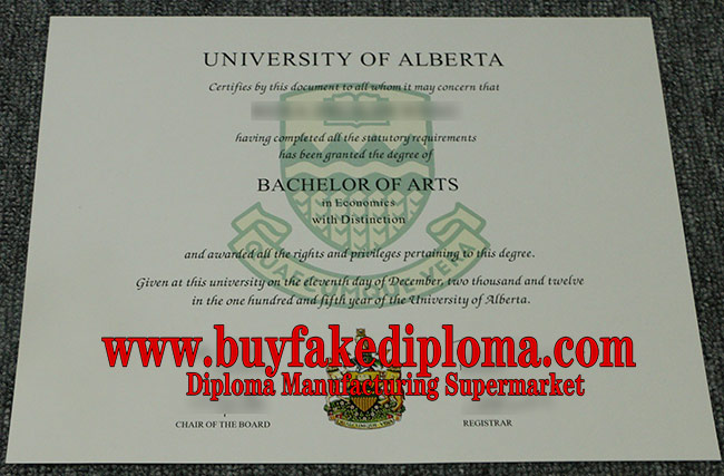 How To Buy The University of Alberta Fake Laws Degree Certificate?