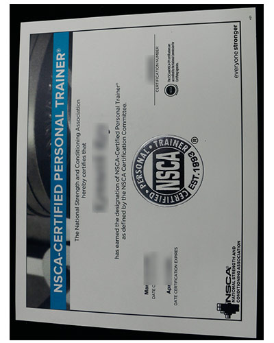Buy NSCA CPT Certificate|Order Fake NSCA Certificate Online