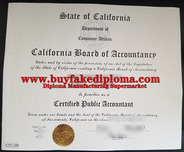 buy CPA certificate in California|How to buy fake CPA?