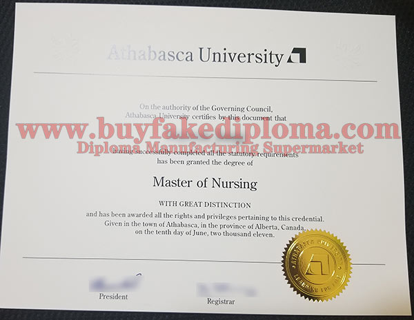 Athabasca Universit Nursing fake diploma degree