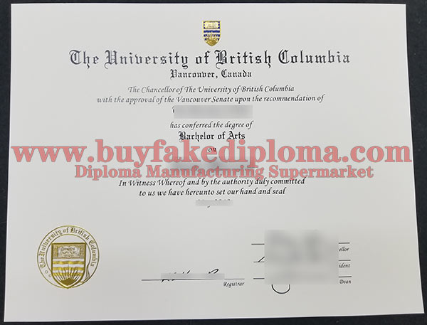 Buy Fake UBC Diploma Online