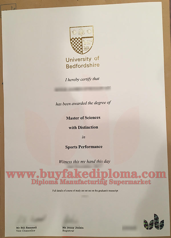  fake University of Bedfordshire degree