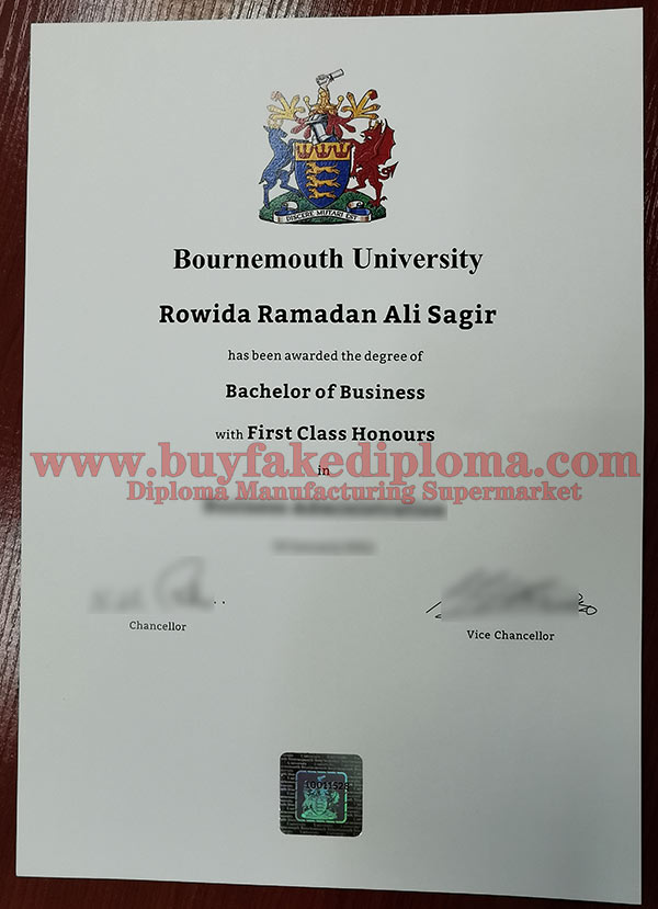 Buy Fake Bournemouth University Degree