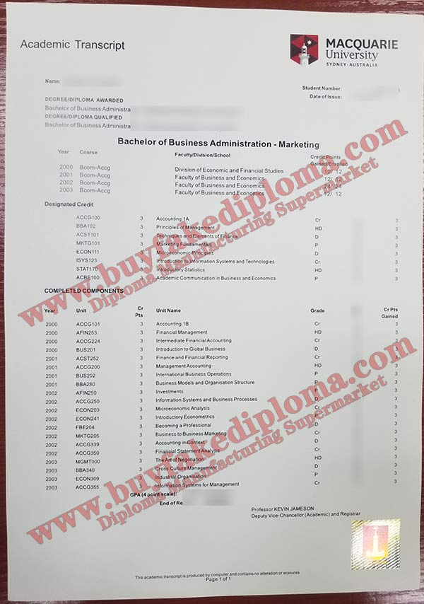 2006 University of Birmingham Diploma and Transcript