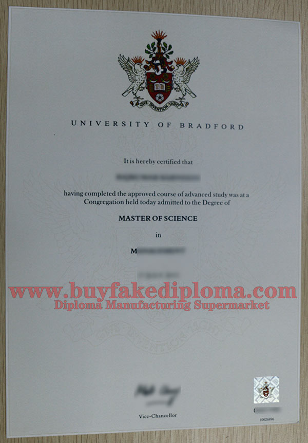 fake University of Bradford diploma degree