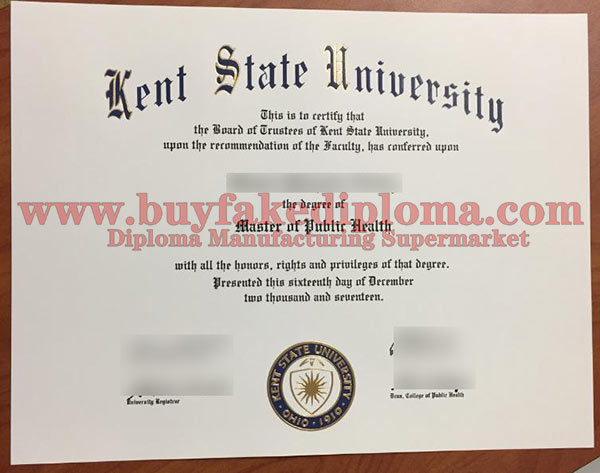  fake Kent State diploma sample