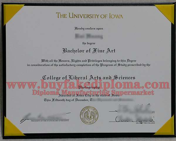 niversity Of Iowa fake diploma degree