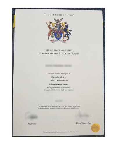 buy University of Derby diploma fake degree Online