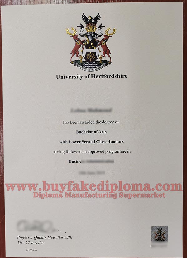 University of Hertfordshire fake diploma degree