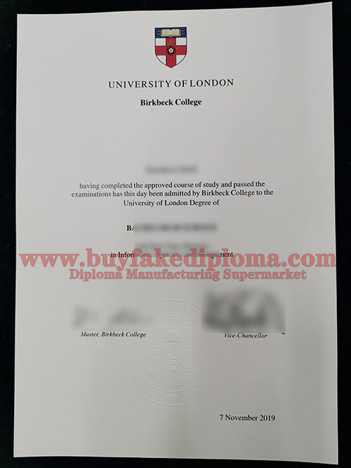 Birkbeck, University of London fake degree