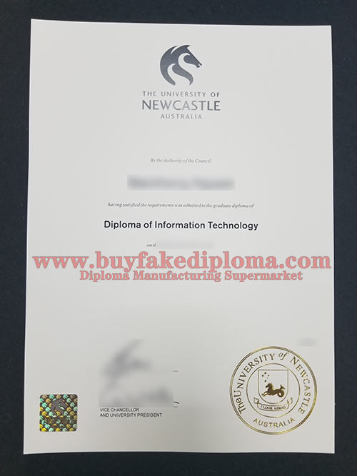 University of Newcastle diploma degree sample