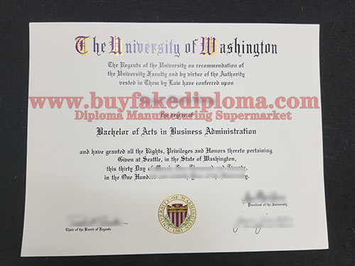 University of Washington fake diploma degree
