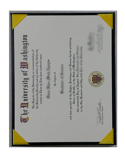 University of Washington fake diploma degree certificate sample