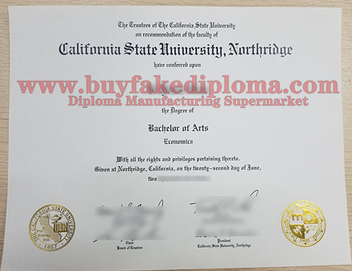 CSUN Fake Diploma degree sample