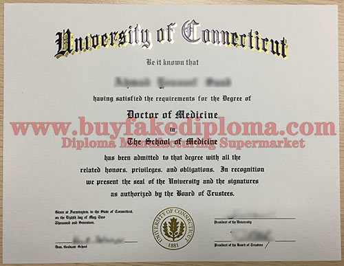 University of Connecticut fake diploma degree