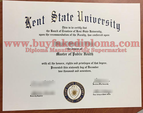 Kent State University fake degree