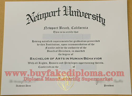 Newport University dake diploma degree