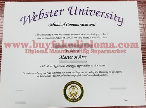 Webster University fake degree