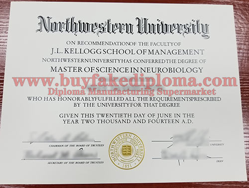 Northwestern University fake degree