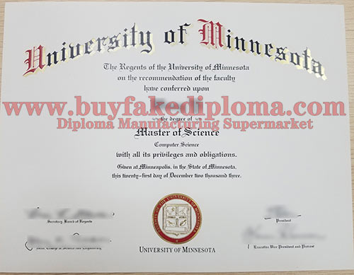 University Of Minnesota Fake Degree