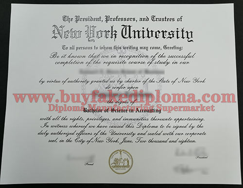 NYU fake diploma degree certificate