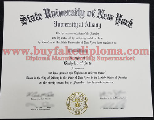 SUNY fake diploma degree certificate