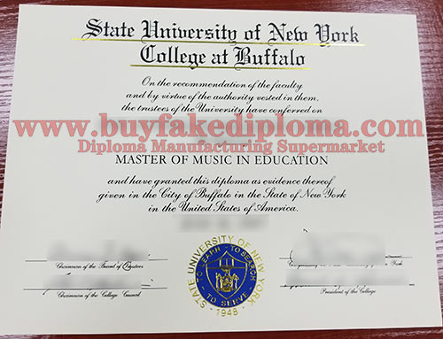 SUNY (Buffalo) Fake Degree Sample