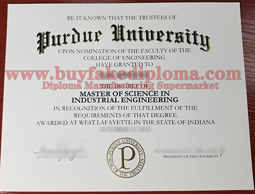 Purdue University fake degree certificate