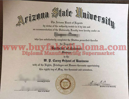 Arizona State University fake degree