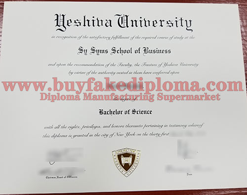 Yeshiva University fake diploma degree
