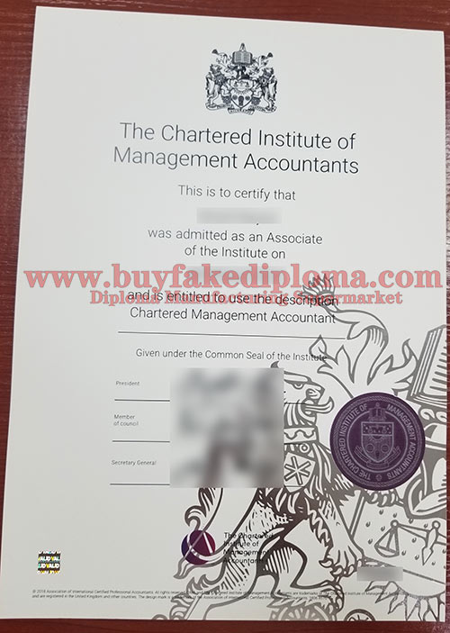 CIMA fake certificate