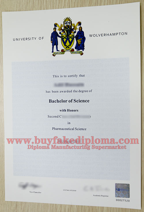 Wolverhampton University fake degree certificate