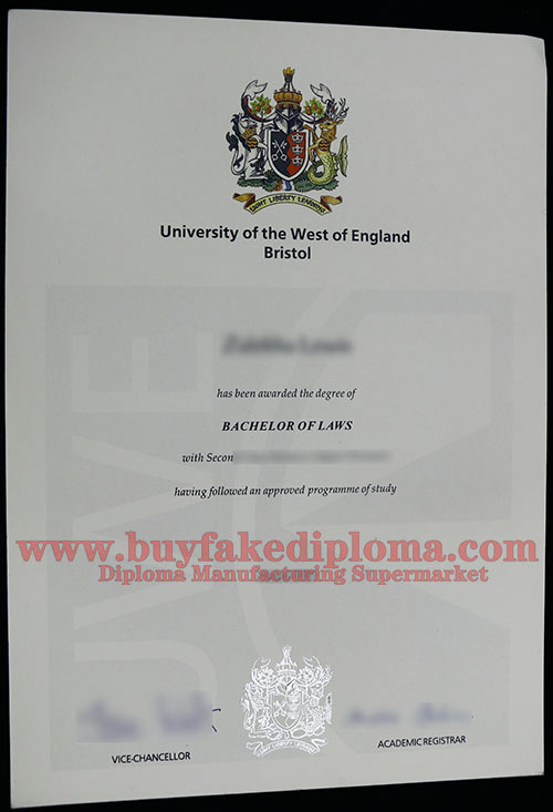 UWE Fake diploma Degree certificate