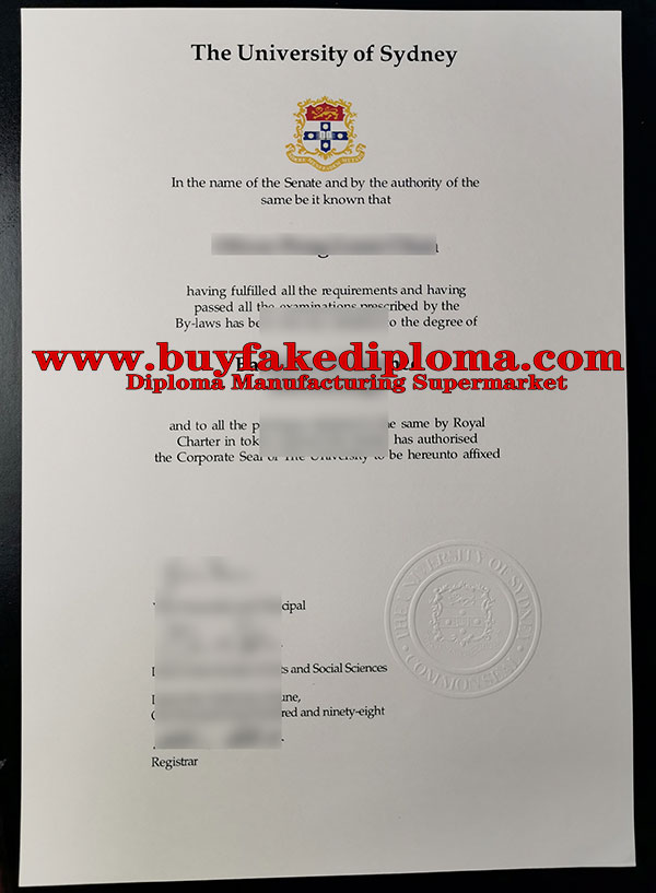 USYD fake diploma degree  certificate