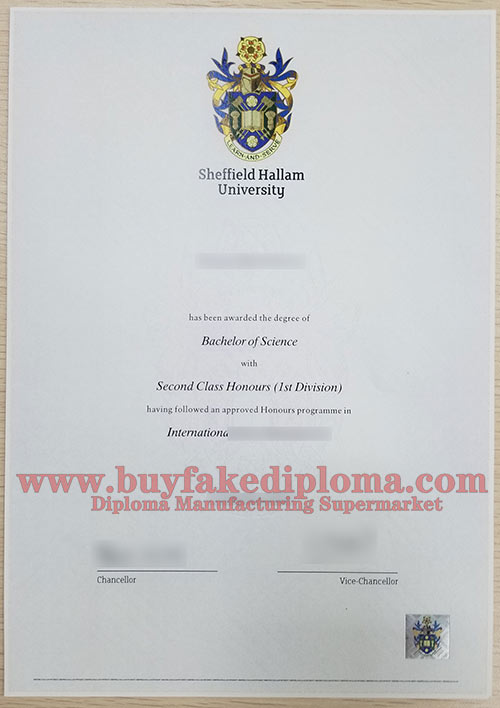 SHU fake diploma degree certificate