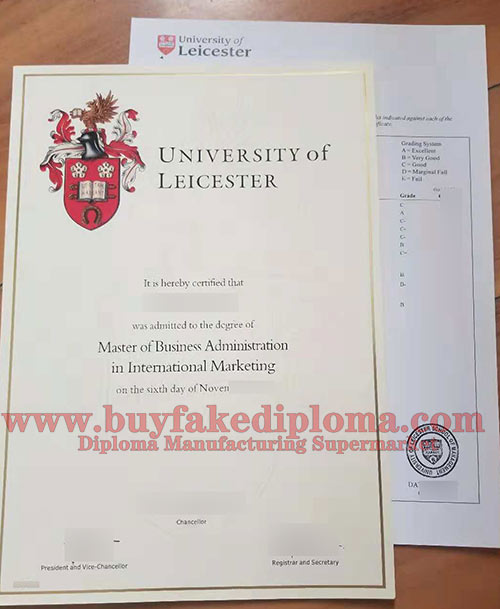 University of Leiceste fake degree certificate