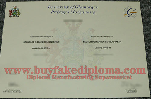 university of glamorgan degree certificate