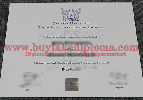 Capilano University diploma degree