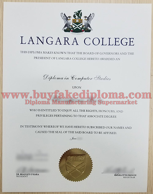 Langara College diploma degree