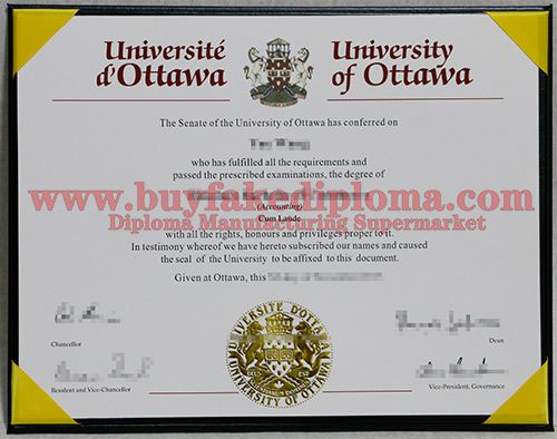 Buy University of Ottawa diploma