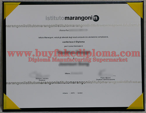 Istituto Marangoni diploma