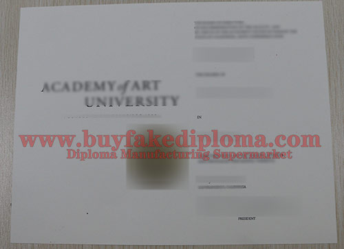 Academy of Art University（AAU）diploma