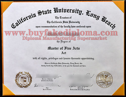 CSULB Diploma Sample