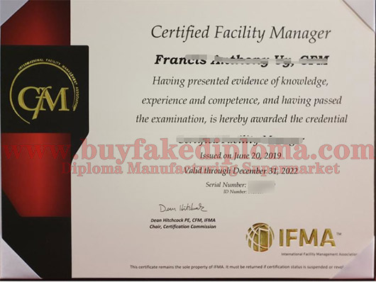 CFM Fake Certificate