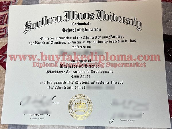 Southern Illinois University fake certificates