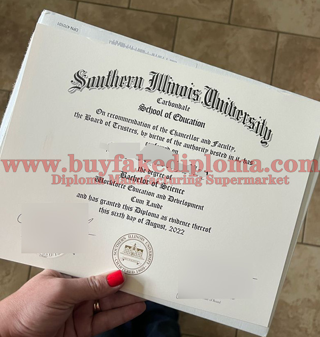 Southern Illinois University fake certificate