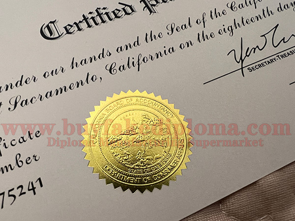 cpa fake certificates