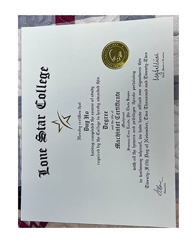 How do I get my Fake Lone Star College Degree certificate?