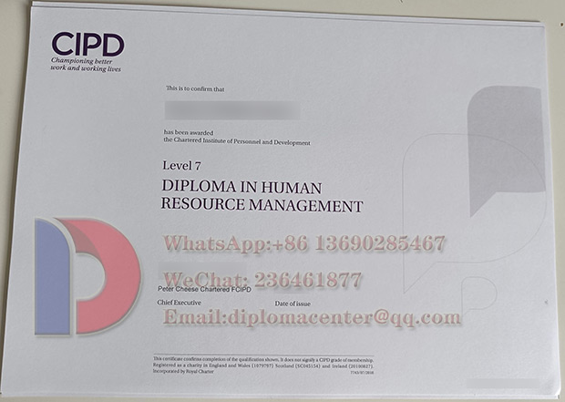 CIPD fake Certificate
