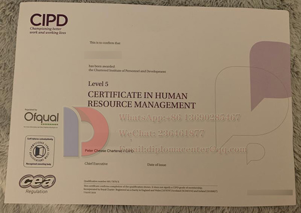 CIPD fake Certificate